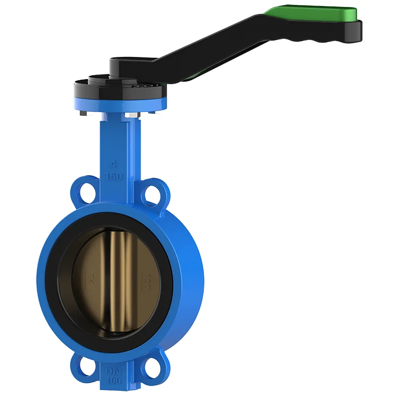 Tuas Wafer Konsentris Butterfly Valve Al Cakram Perunggu