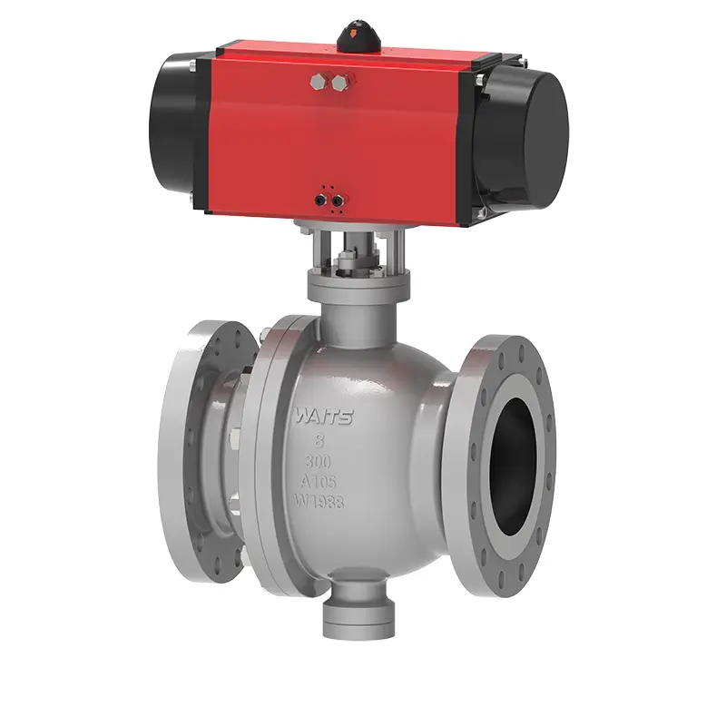 Katup bola trunnion pneumatik