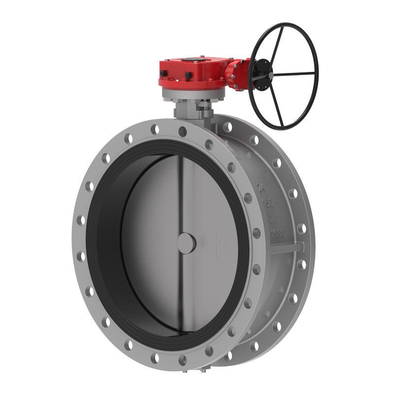 Katup Kupu-Kupu Flange Ganda Duduk Lembut